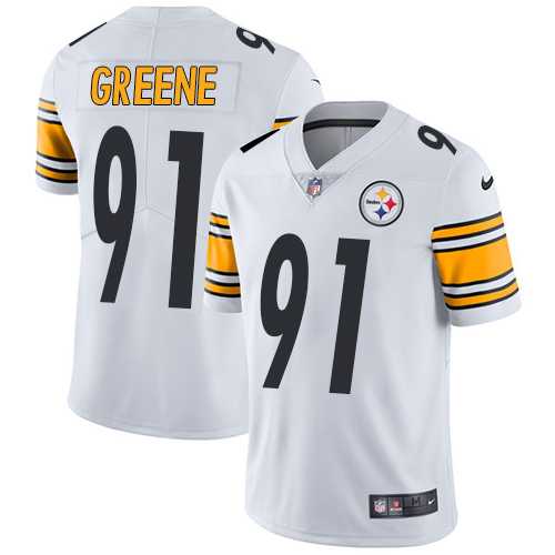 Nike Pittsburgh Steelers #91 Kevin Greene White NFL Vapor Untouchable Limited Jersey,We sell and wholesale Nike Pittsburgh Steelers #91 Kevin Greene White NFL Vapor Untouchable Limited Jersey on line form chian!